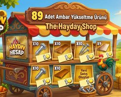 89 adet ambar yükseltme malzemesi+hediyeli