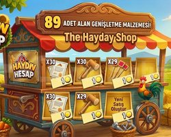 89 adet alan genişletme malzemesi