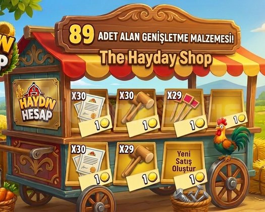 89 adet alan genişletme malzemesi