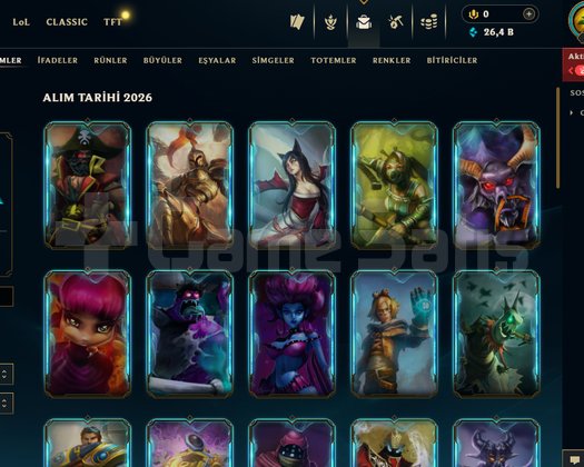 TR GOLD +30 LP 37 SKIN 59WR HESAP