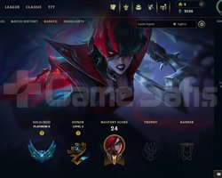 TR plat 2 7 win 1 lose 87 wr skinli hesap