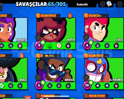 Brawl Stars uygun acil satılık kız hesabı