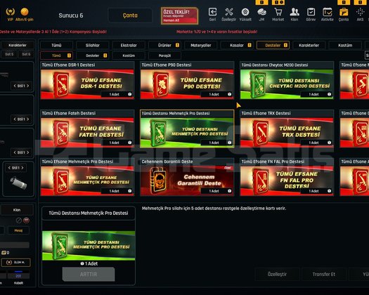 53K Materyalli 55 Seviye Zula Hesabı