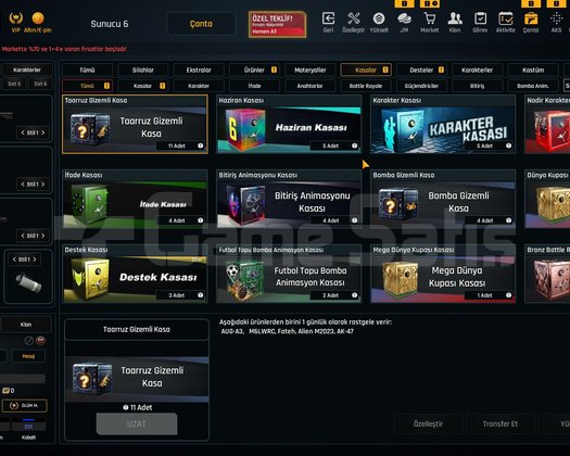 53K Materyalli 55 Seviye Zula Hesabı