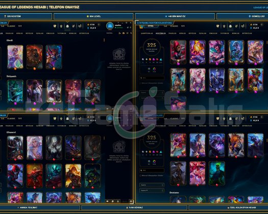 EUW | 2700 RP | SEZON 1 | 325 KOSTÜM | TEL ONAYSIZ