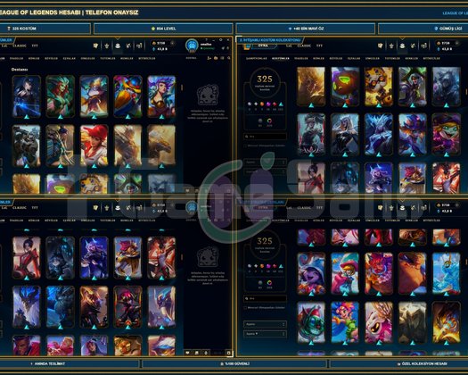 EUW | 2700 RP | SEZON 1 | 325 KOSTÜM | TEL ONAYSIZ