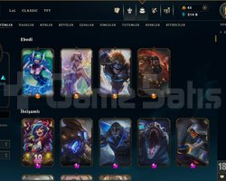 523 KOSTÜM 214K ÖZ 551 LVL EFSANE DOLU MAİL HESAP