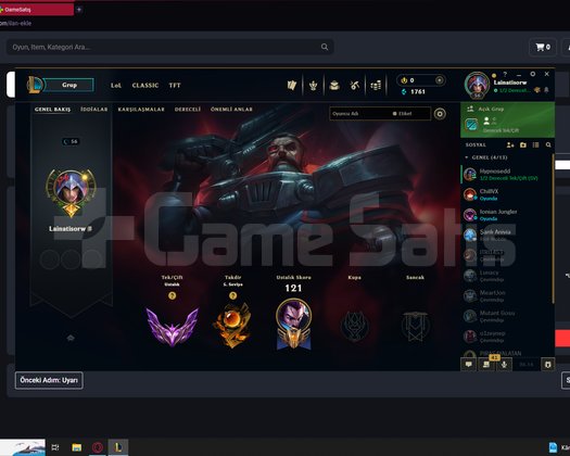 SATILIK MASTER HESAP