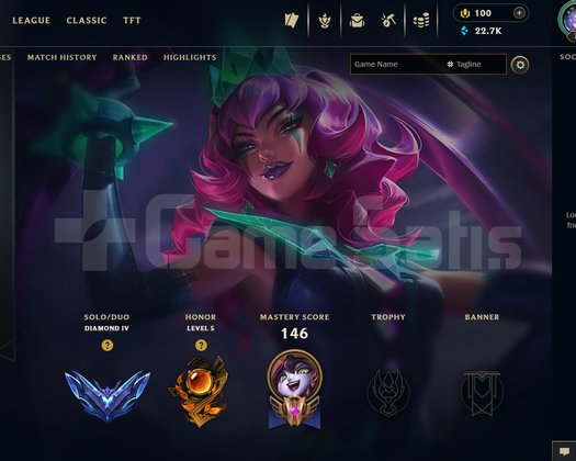 TR Diamond 4 destek main 65 skin hesap
