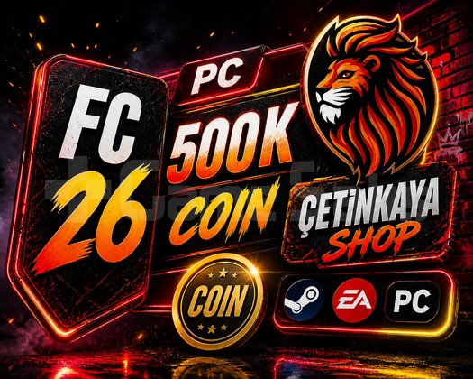 FC 26 500 K PC COİNS İNDİRİMLİ FİYATLAR