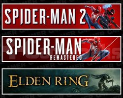 Spider-Man 2 +Remastered +Elden Ring
