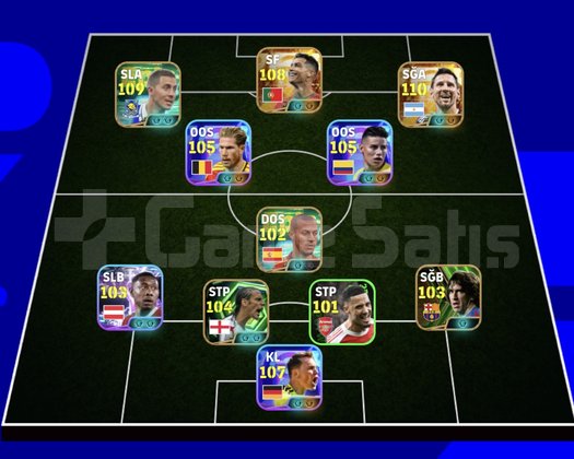 KG 3232 2 BOMBACI+MESSİ+RONALDO+HAZARD+JAMES