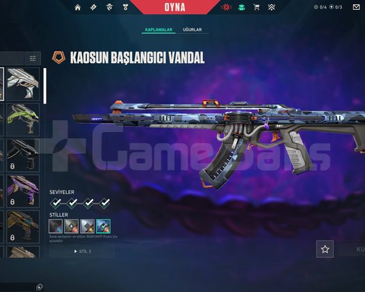 KAOS VANDALL YAĞMACI KELEBEK 3 VANDALL 2 BIÇAK