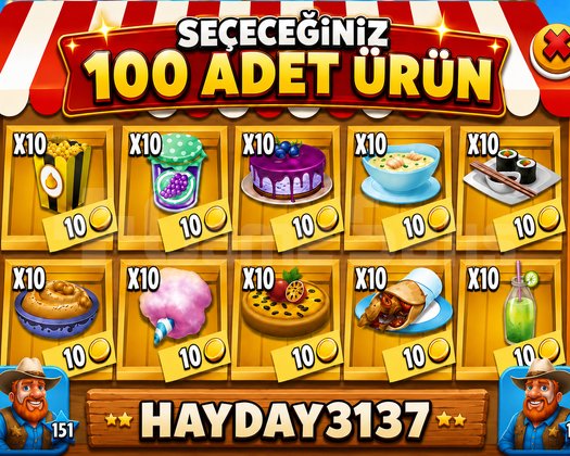 SEÇECEĞİNİZ 100 ÜRÜN RESİMLER TEMSİLİDİR