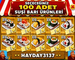 SUŞİ BARI ÜRÜNLERİ
