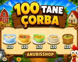100 adet karışık çorba anında teslimat
