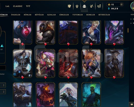 364 LEVEL / 200 SKİN / FUL HERO +MAİL +16K SATIŞ