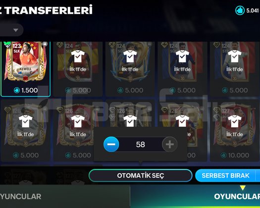 128 gen 50 bin parçalık hesap