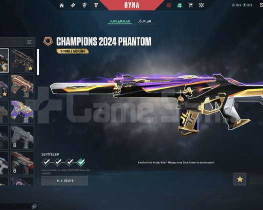 22 adet skin mevcut 214lvl hesap