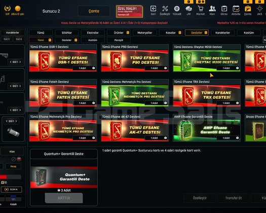 59K Materyalli 53 Seviye Zula Hesabı