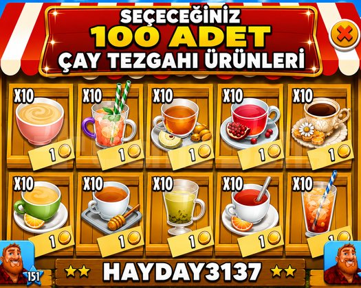 ÇAY TEZGAHI ÜRÜNLERİ