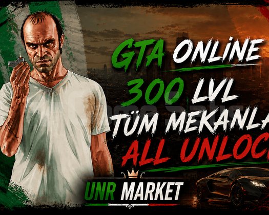 300 LEVEL+ALL UNLOCK+TÜMMEKANLAR +20 LEVEL HEDİYE