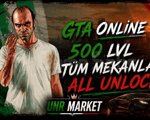 500 LEVEL+ALL UNLOCK+TÜMMEKANLAR +20 LEVEL HEDİYE