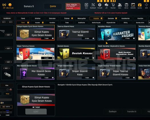 39K Materyalli 51 Seviye Zula Hesabı