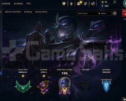 TR Zümrüt 1 113 level destek main/skinli hesap