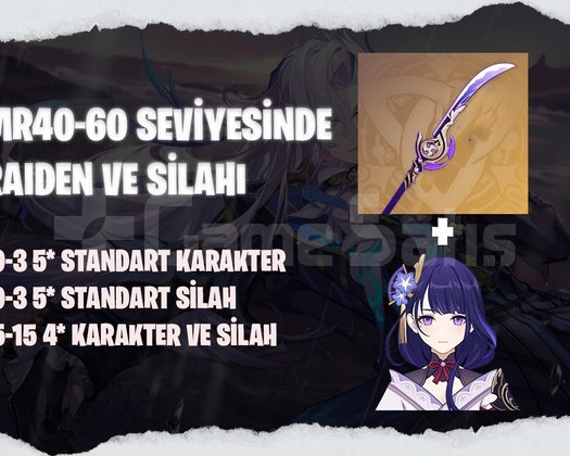 EU | MR40+ Raiden Shogun + İmzahlı Silah