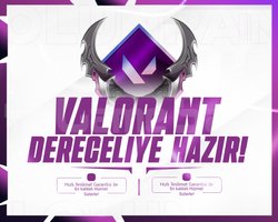 VALORANT +20LVL - RANKED READY - MAİL DEĞİŞİR!