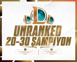 UNRANKED - HANDMADE +30 LEVEL - MAİL DEĞİŞEN!
