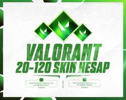 VALORANT 20-120 SKIN - GARANTİLİ - MAİL DEĞİŞEN!