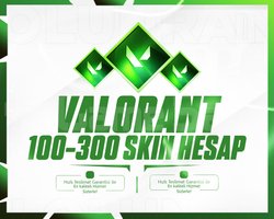 VALORANT 100-120 SKIN - GARANTİLİ - MAİL DEĞİŞEN!