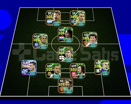 KG 3258 3 BOMBACI+SNEİJDER+CRUYF+ROBSON+ZLATAN