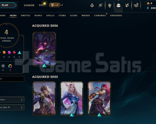 TR Plat 4 | 4 Kostüm - 62 Hero | LoL Hesap