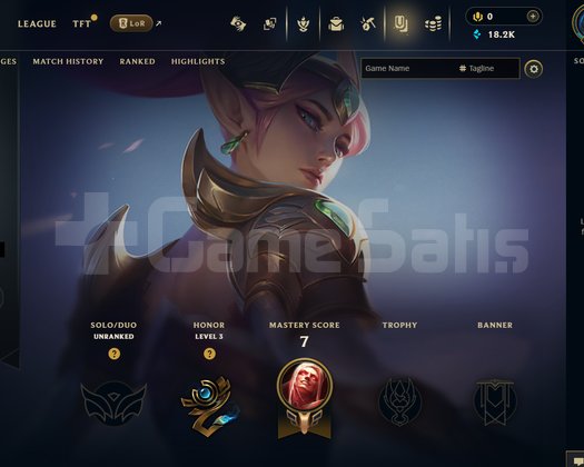 TR Unranked | 2 Kostüm - 18K Mö | LoL Hesap
