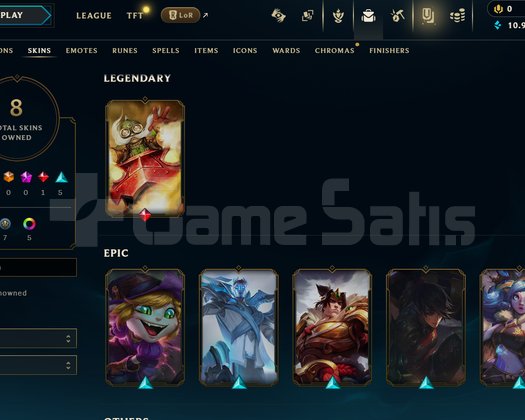TR Unranked | 8 Kostüm - 10K Mö | Dereceli Hazır