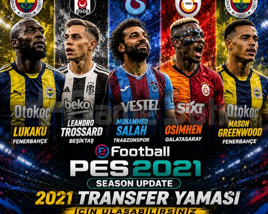 Pes 2021 2027 transfer sezonu kurulumu