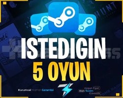 İstediğiniz 5 Oyun + Garanti