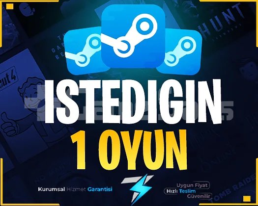 İstediğiniz 1 Oyun + Garanti