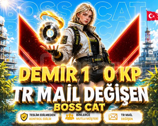TR - DEMİR 1 0 KP - MAİL DEĞİŞEN - ULTRA DÜŞÜK MMR