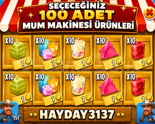MUM MAKİNESİ ÜRÜNLERİ