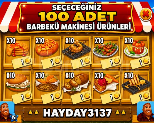 BARBEKÜ MAKİNESİ ÜRÜNLERİ