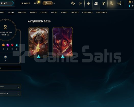 TR Unranked | 2 Kostüm - 24 Hero | LoL Hesap