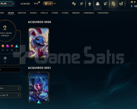 TR Unranked | 2 Kostüm - 28 Hero | LoL Hesap