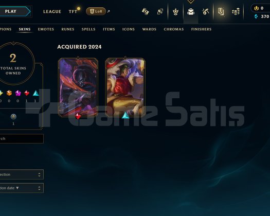 TR Unranked | 2 Kostüm - 22 Hero | LoL Hesap