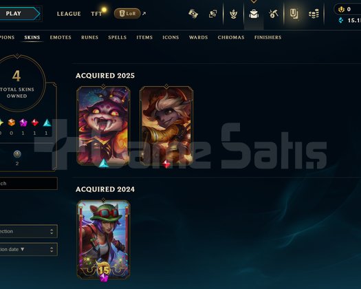 TR Unranked | 4 Kostüm - 15K Mö | Dereceli Hazır