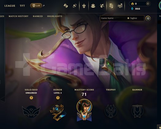 EUW Unranked | 8 Kostüm - 59 Hero | LoL Hesap