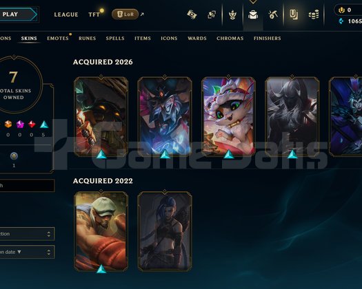 EUW Unranked | 7 Kostüm - 45 Hero | LoL Hesap